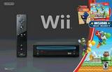 Nintendo Wii -- New Super Mario Bros. Black Wii Bundle (Nintendo Wii)